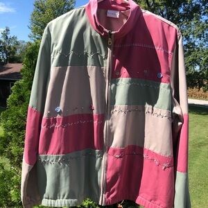 ⚫️ VINTAGE KORET PATCH STATEMENT JACKET​ WITH EMBROIDERY​